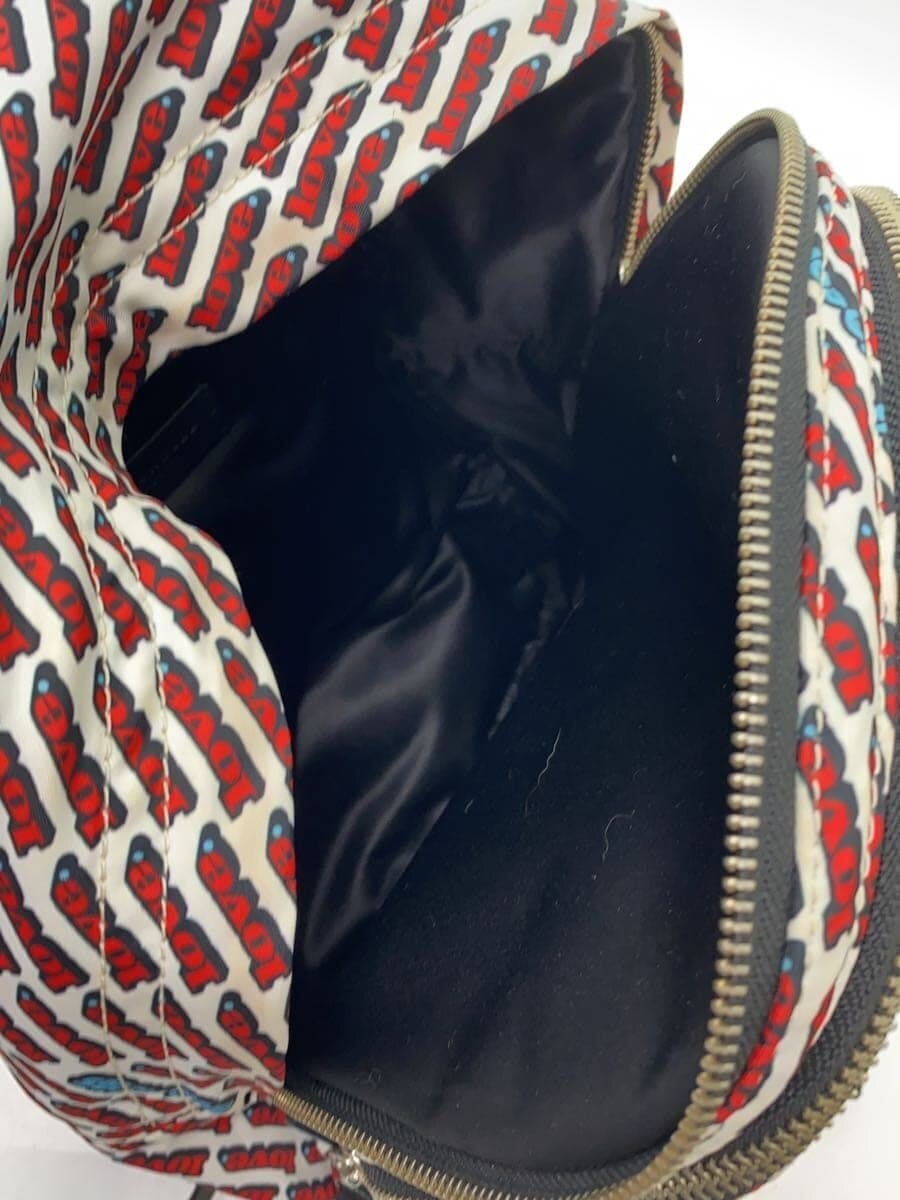 MARC JACOBS backpack nylon WHT all-over pattern M0014033 6