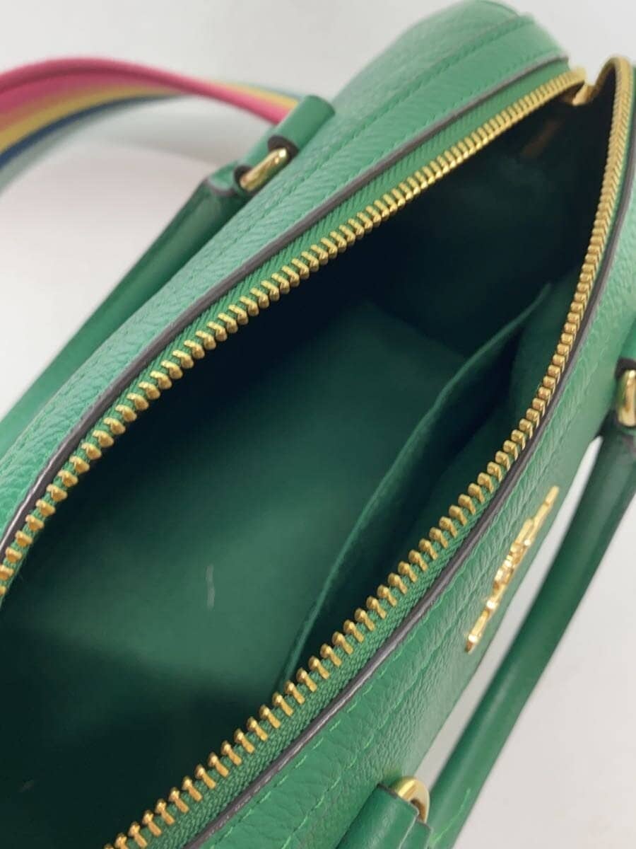 COACH handbag leather GRN 6