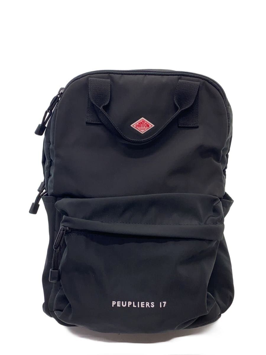 DANTON Backpack Nylon Black Solid Color