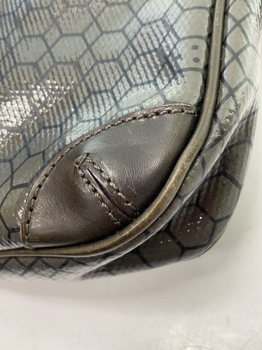 aniary shoulder bag -- GRY all-over pattern honeycomb core 7