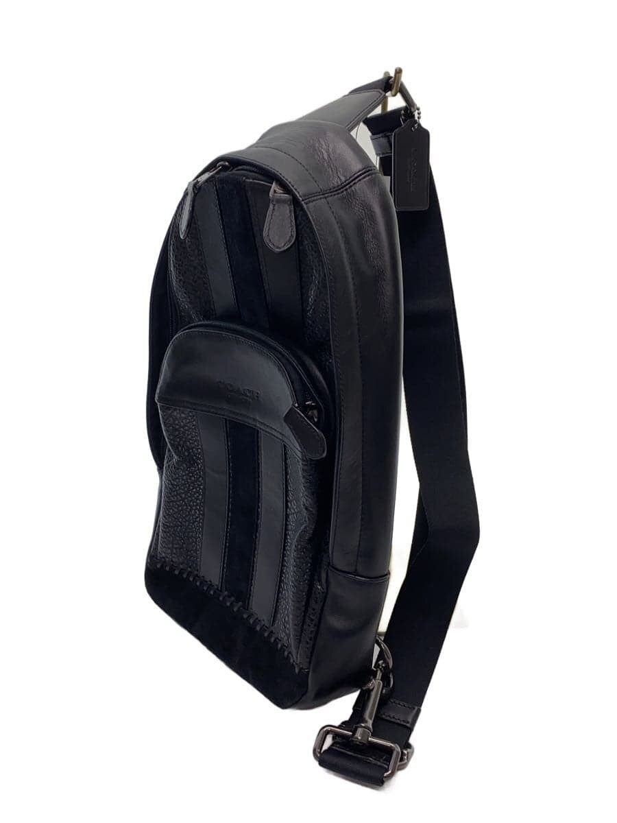 COACH Shoulder Bag Leather Black F49333 2