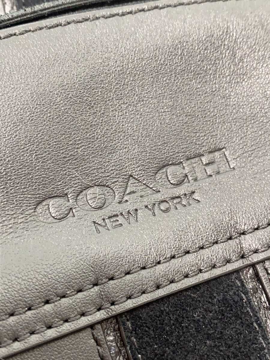 COACH Shoulder Bag Leather Black F49333 5