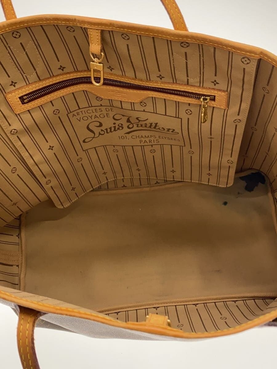 LOUIS VUITTON 1) Neverfull GM Monogram Canvas PVC BRW M40157 6