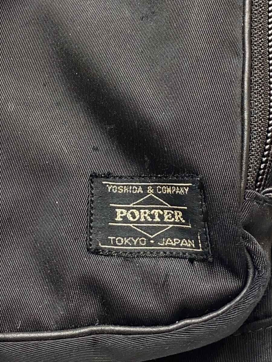 PORTER backpack -- BLK plain 5