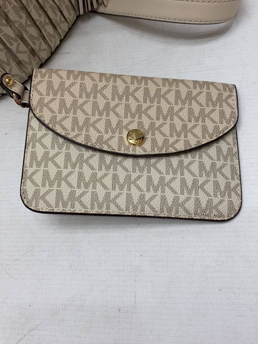 MICHAEL KORS Shoulder Bag PVC CRM Allover Pattern 30F1G9WT0V 7