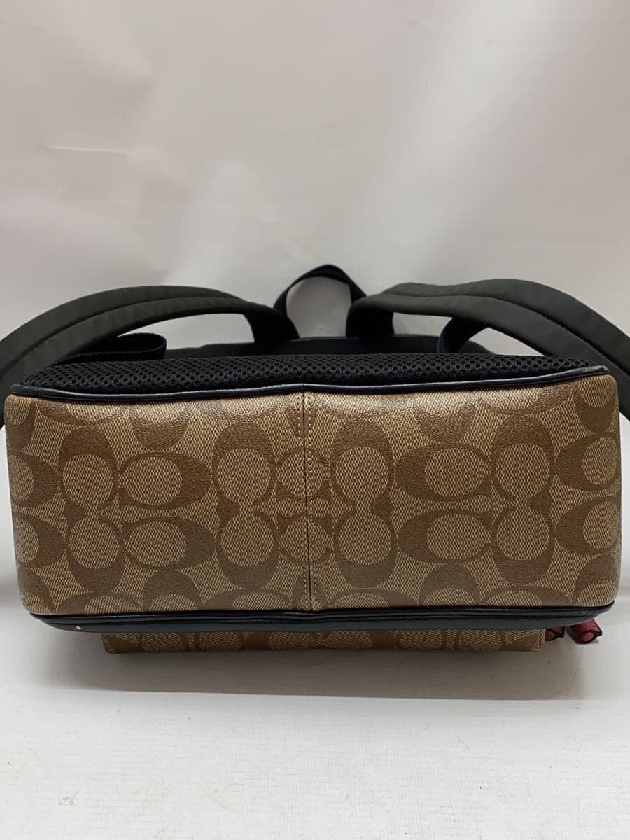 COACH Backpack Leather Black F76747 4