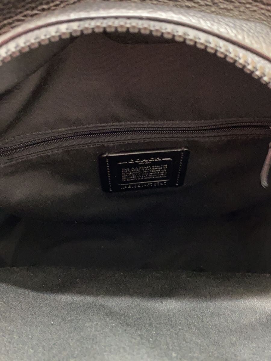 COACH Backpack Leather Black F76747 6