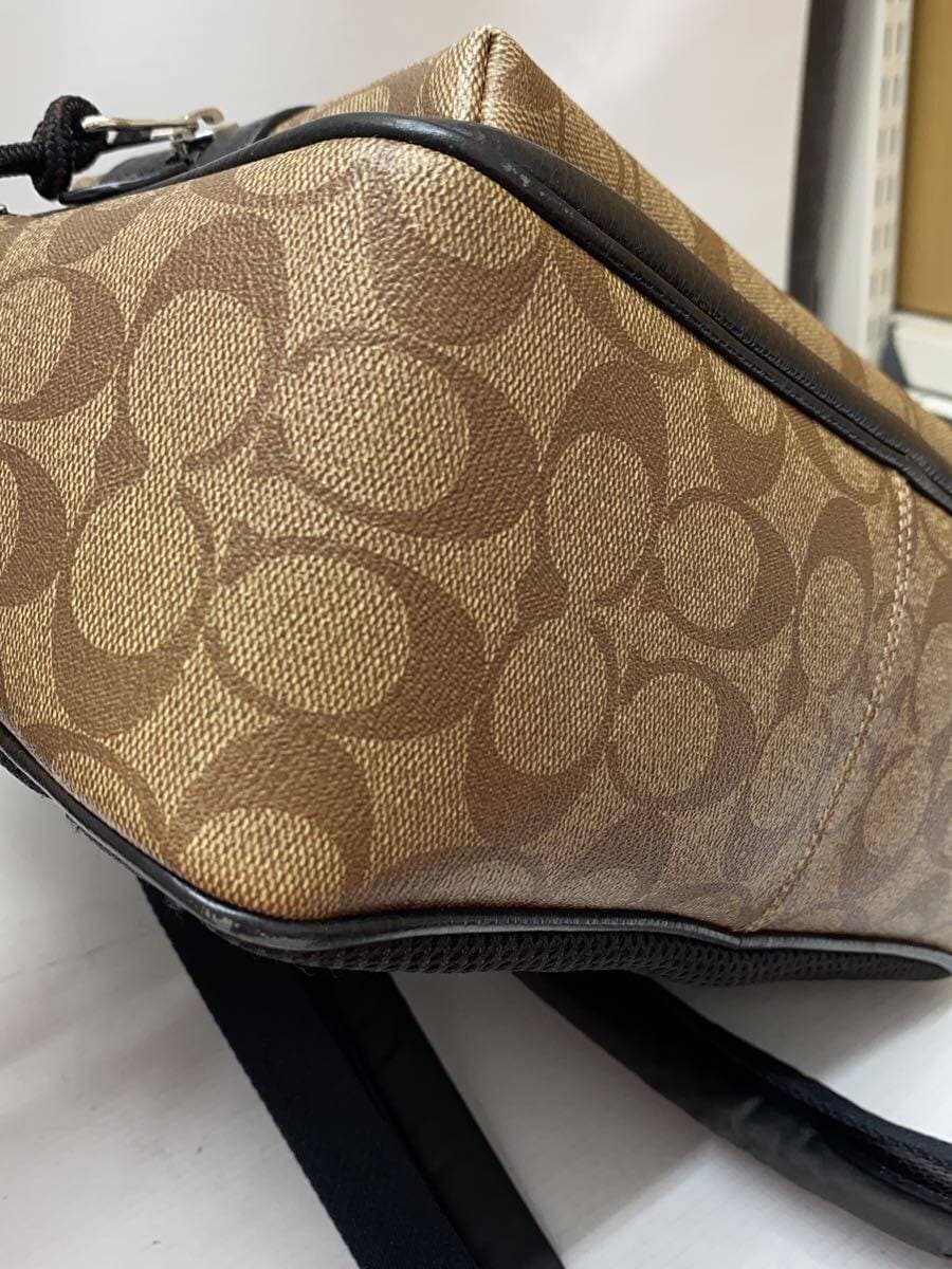 COACH Backpack Leather Black F76747 7