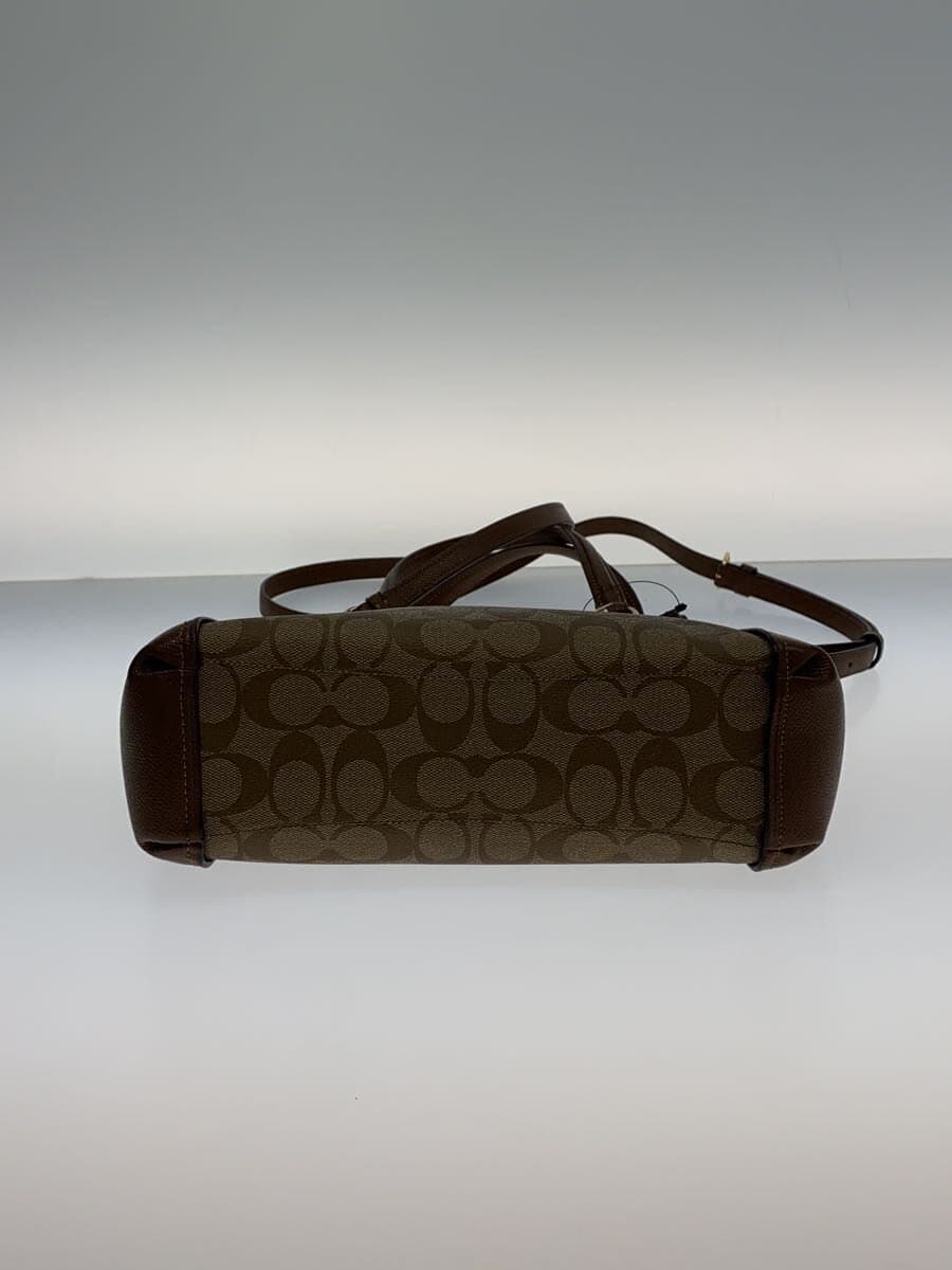 COACH Mini Brooke Carryall_Signature_Beige PVC All Over Pattern 4