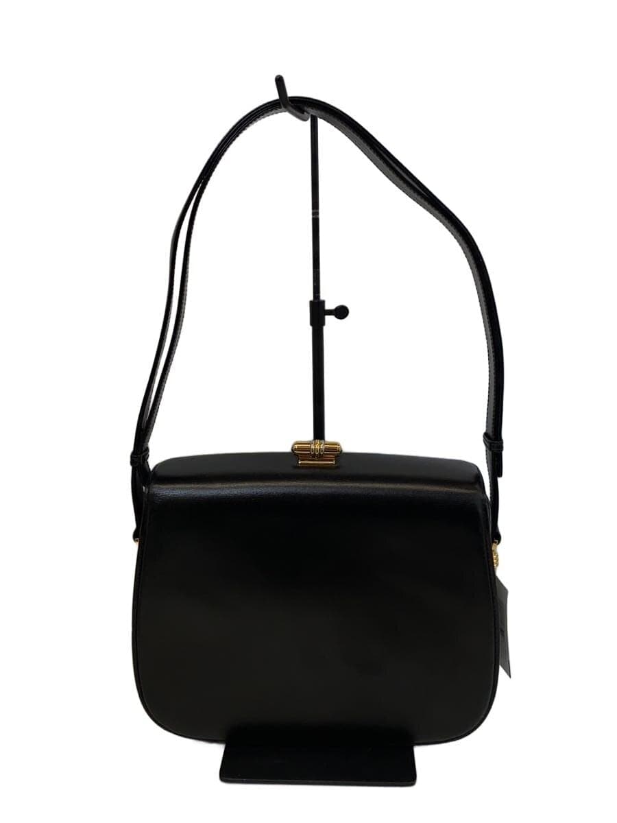 GUCCIOLD GUCCI Shoulder Bag Leather BLK