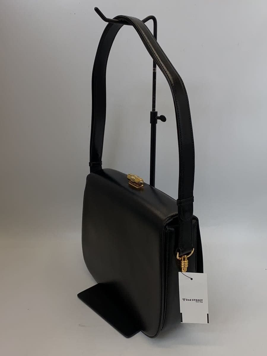 GUCCIOLD GUCCI Shoulder Bag Leather BLK 2