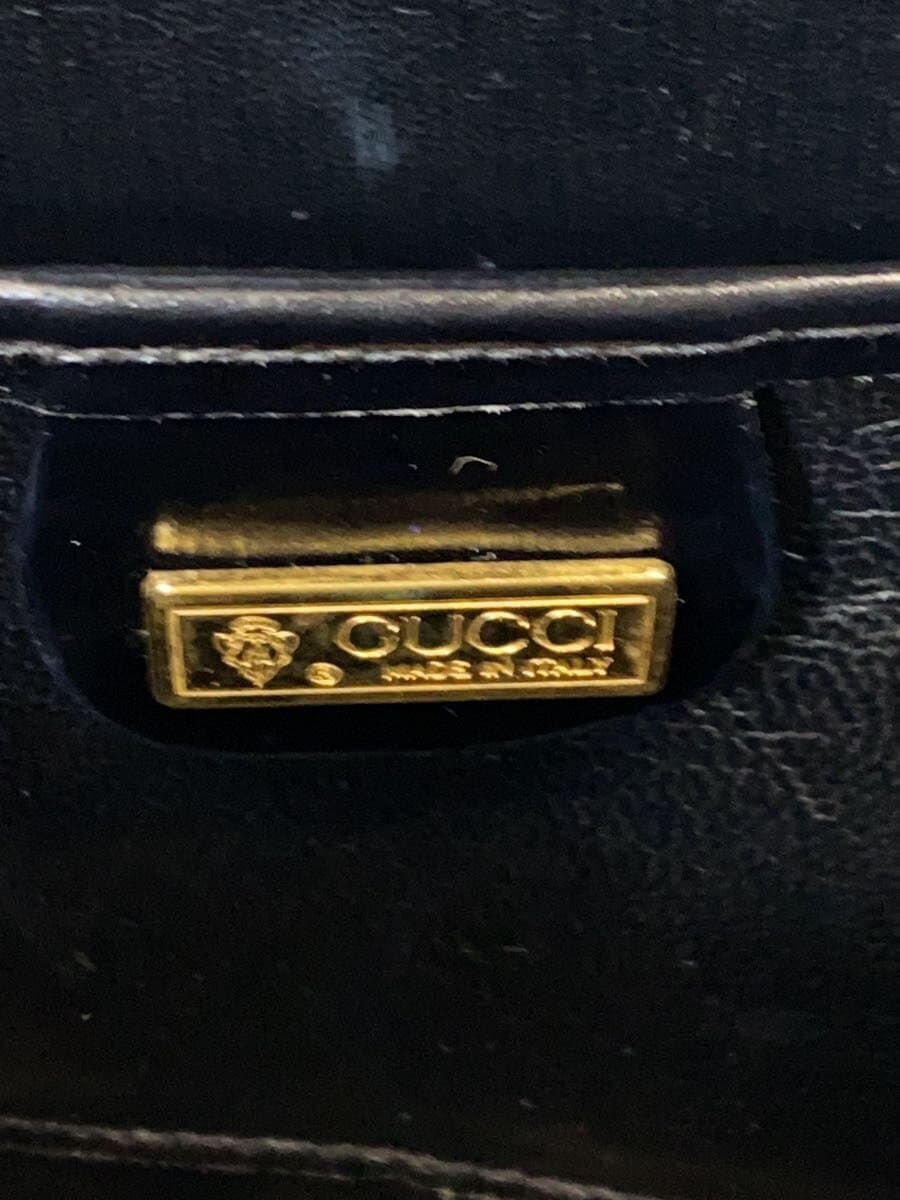 GUCCIOLD GUCCI Shoulder Bag Leather BLK 5