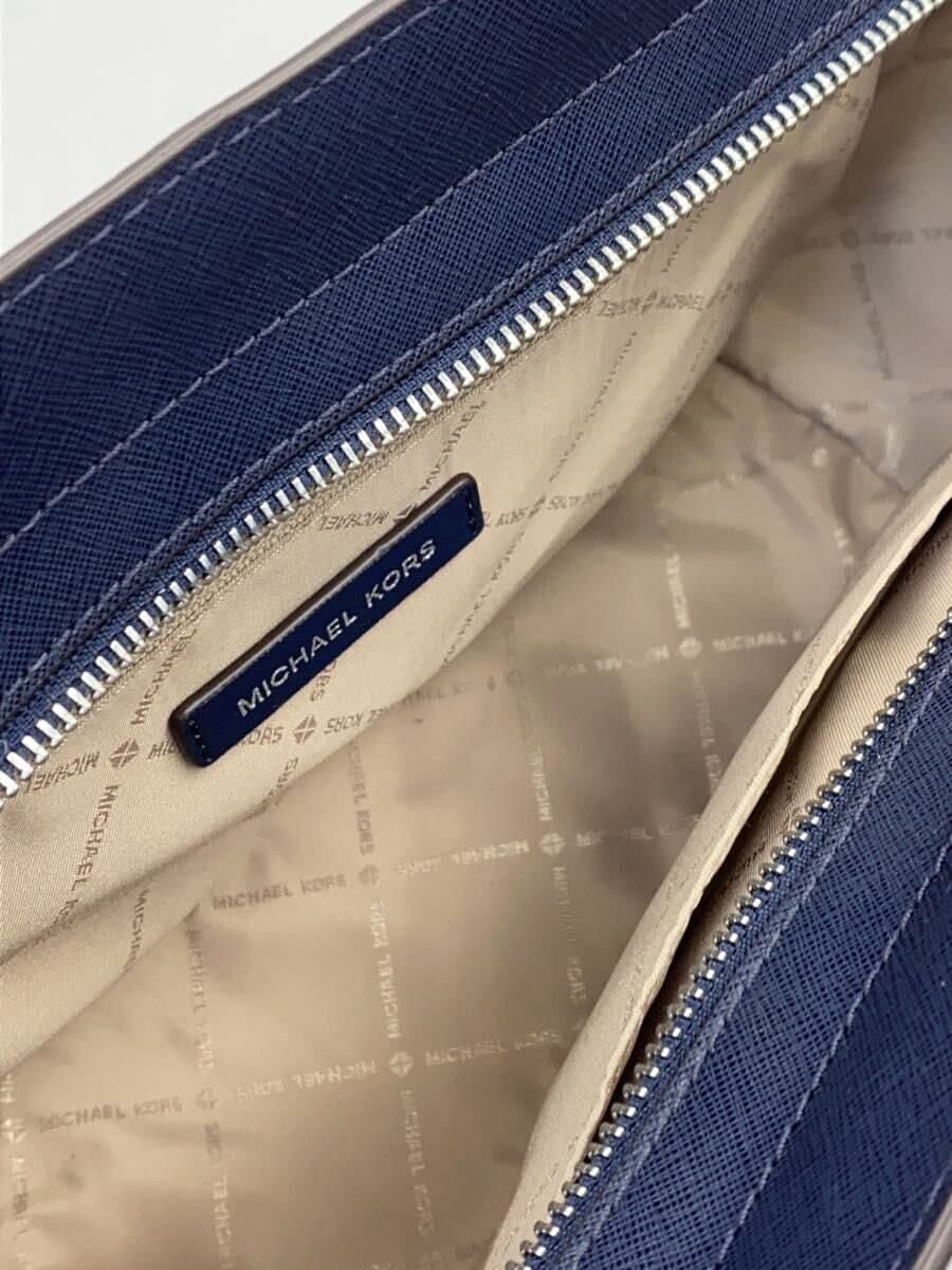 MICHAEL KORS Studs 2-Way Handbag Shoulder Bag Leather NVY 35H8SSMS2L 6