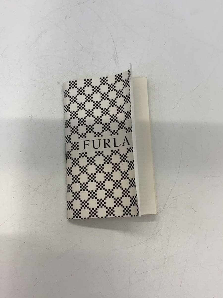 FURLAbella s Chain Shoulder Bag Leather BLK Solid 7