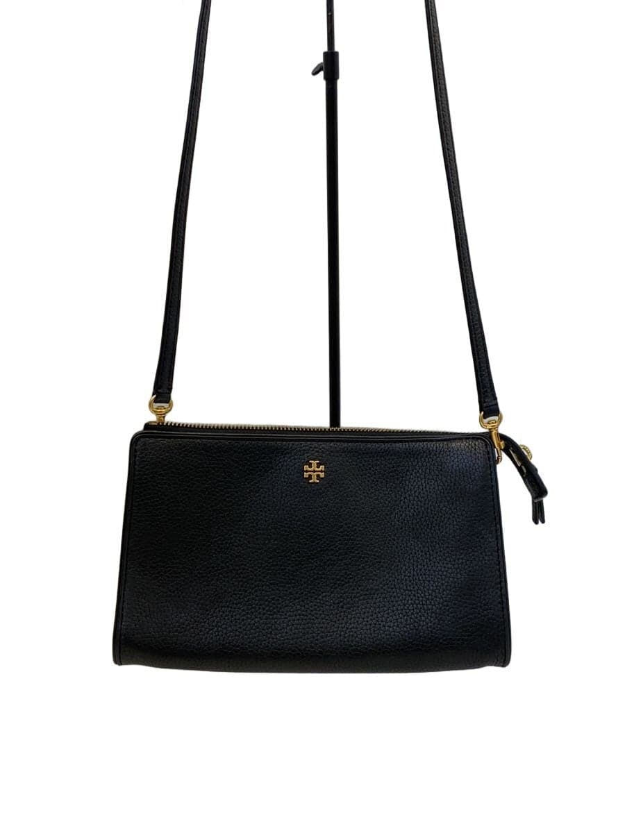 TORY BURCHwalker micro satchel shoulder bag leather BLK plain 1009171