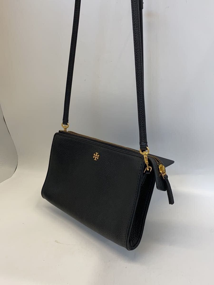 TORY BURCHwalker micro satchel shoulder bag leather BLK plain 1009171 2