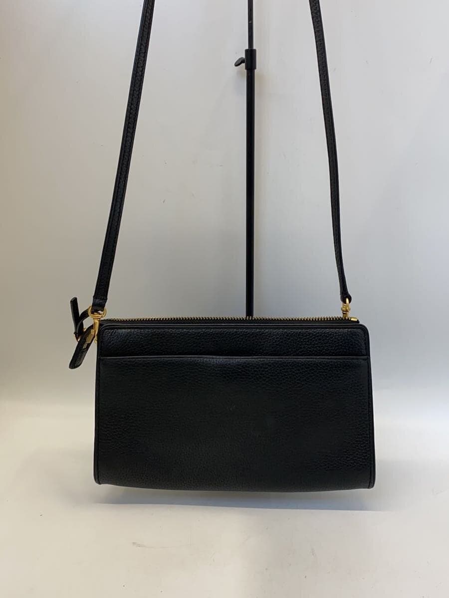 TORY BURCHwalker micro satchel shoulder bag leather BLK plain 1009171 3