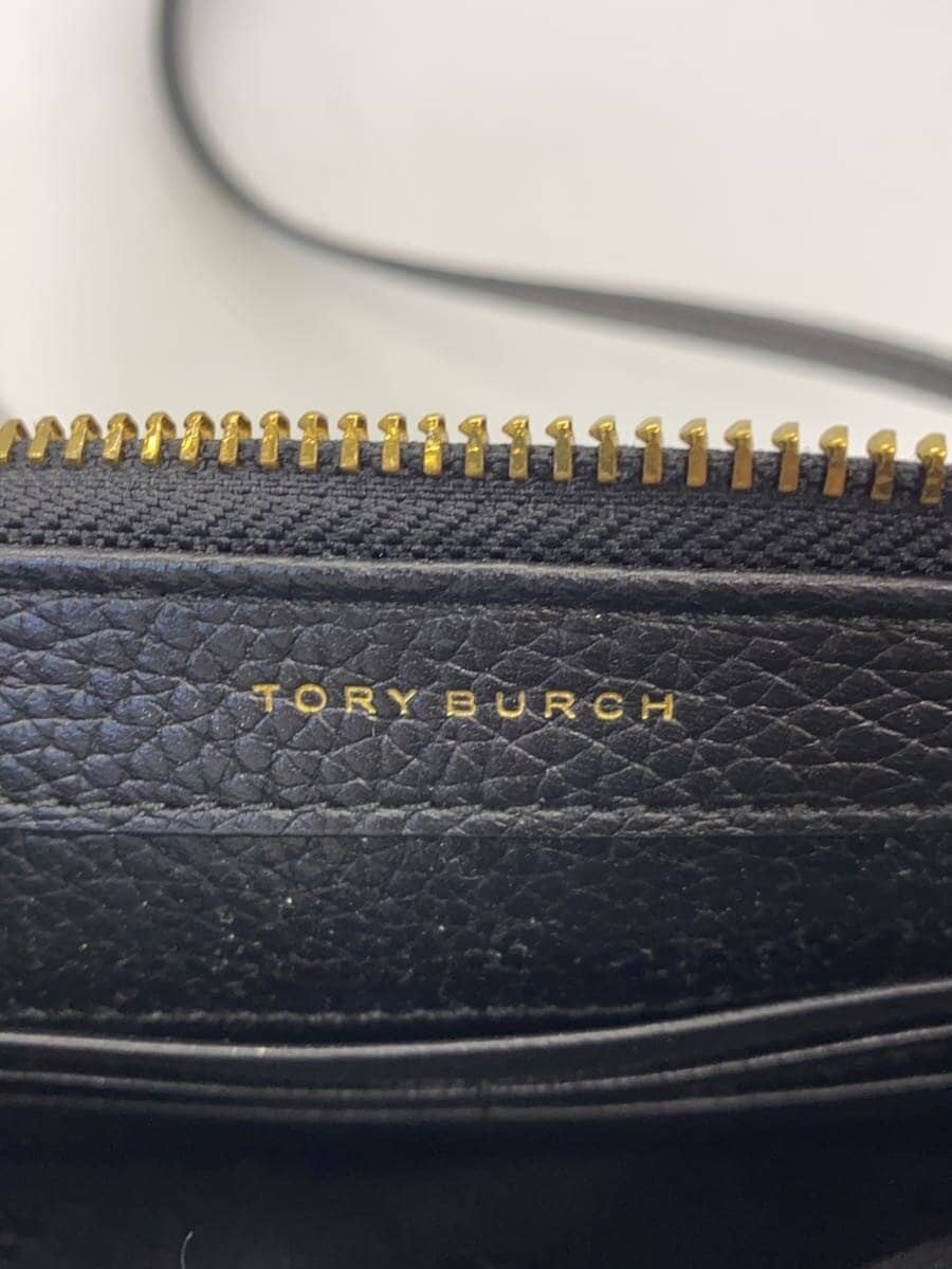 TORY BURCHwalker micro satchel shoulder bag leather BLK plain 1009171 7