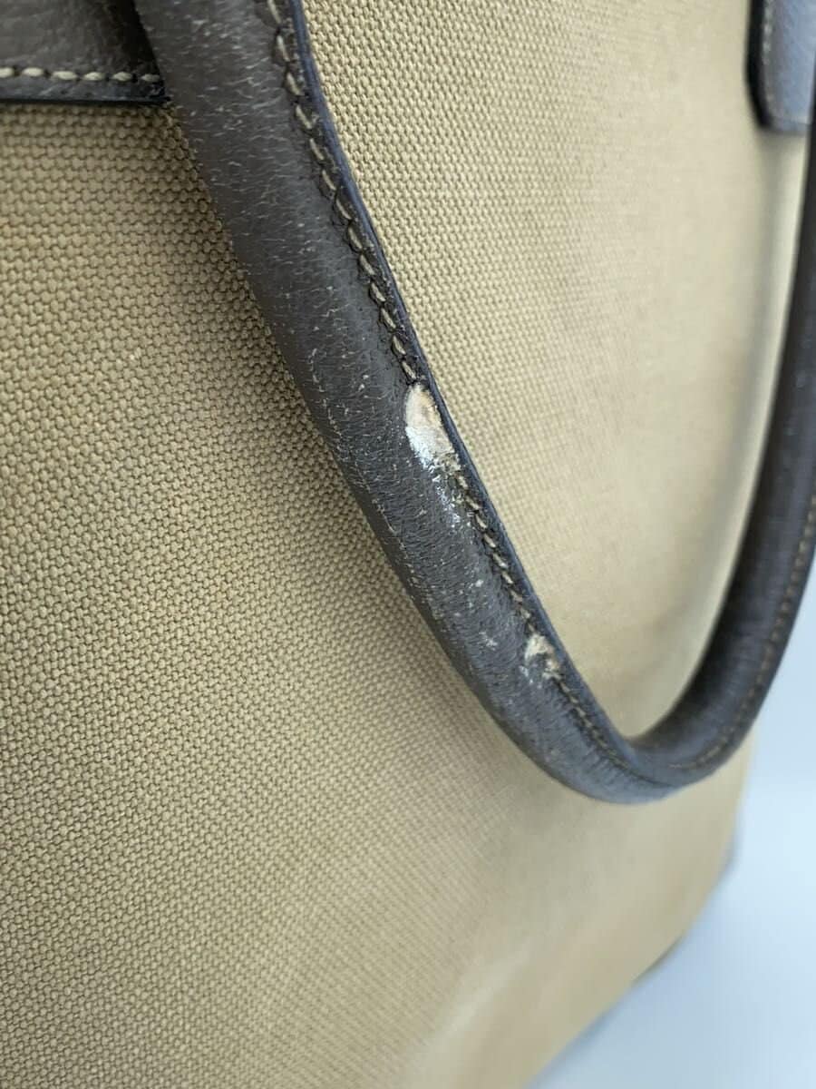 PRADA tote bag canvas CML Canapa stains dirt scratches edge wear and tear 6