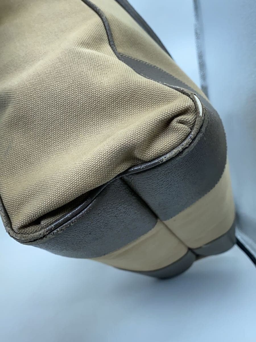 PRADA tote bag canvas CML Canapa stains dirt scratches edge wear and tear 8