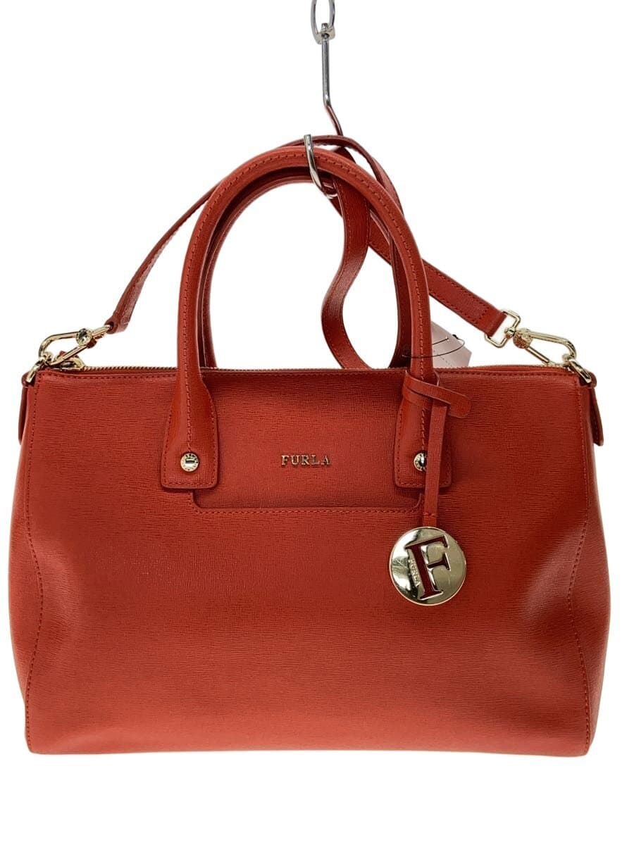 FURLA Handbag Shoulder Bag Leather ORN Solid