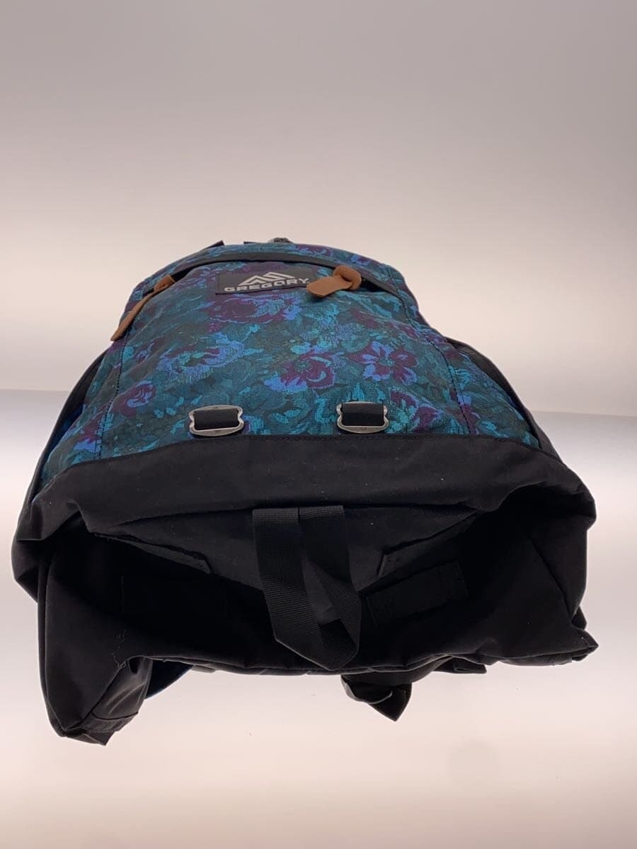 GREGORY Blue Tapestry Daypack Backpack Polyester BLU All Over Pattern 09J52029 4