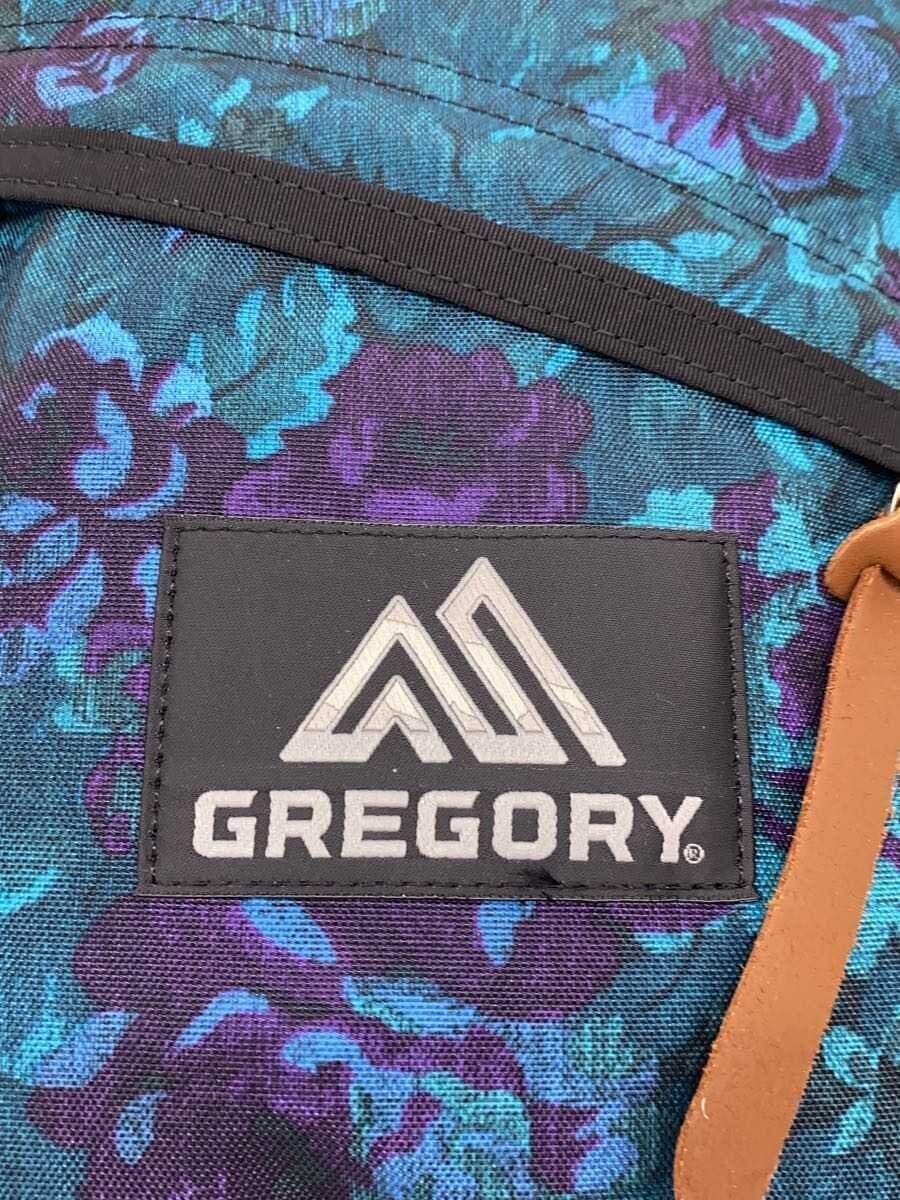 GREGORY Blue Tapestry Daypack Backpack Polyester BLU All Over Pattern 09J52029 5