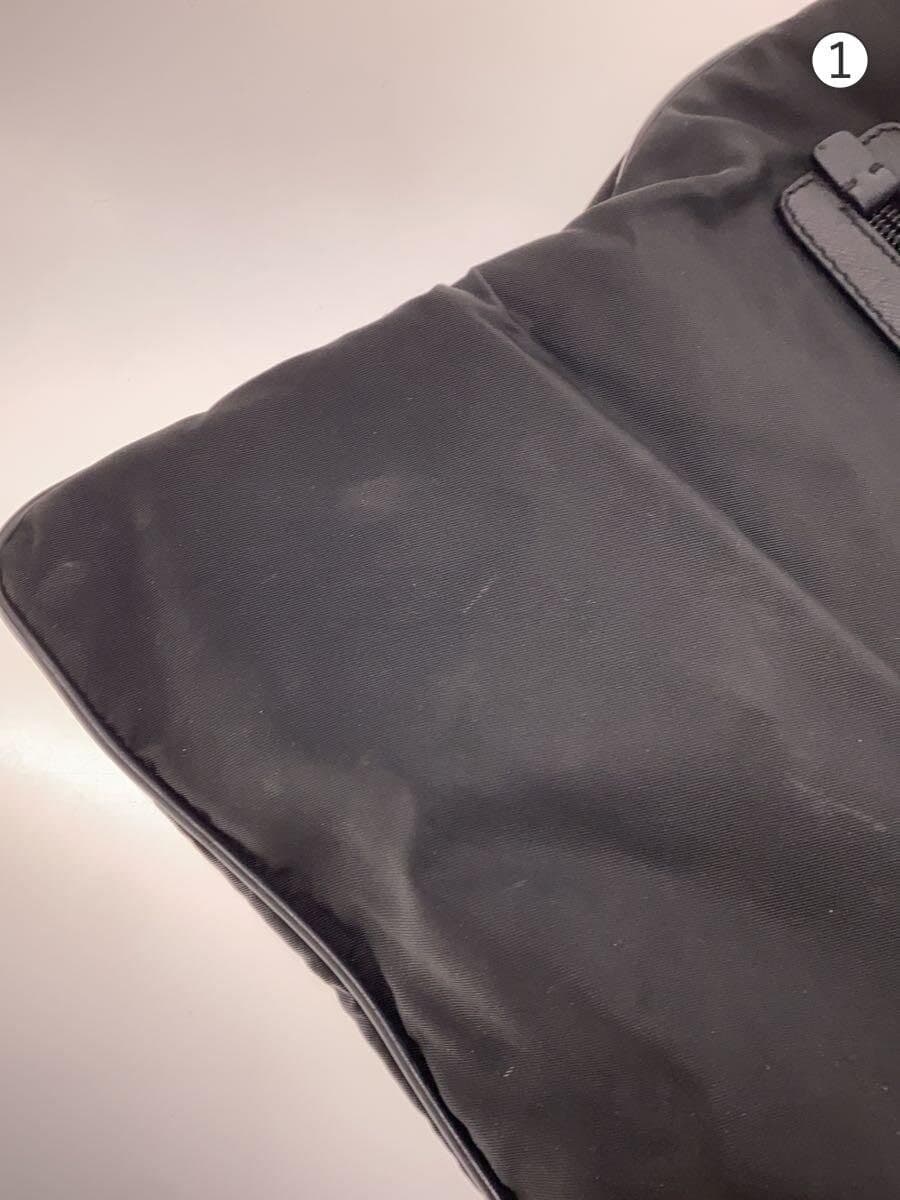 PRADA Shoulder Bag Nylon BLK Solid 7