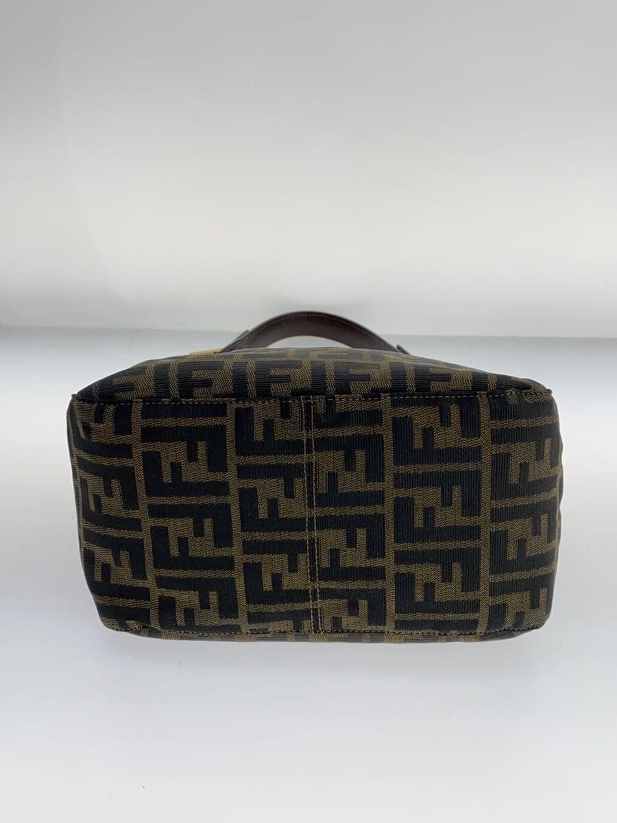 FENDI Mamma Bucket Handbag Canvas BRW All Over Pattern 4