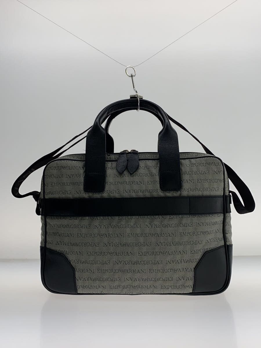 EMPORIO ARMANI2-Way Briefcase GRY All Over Pattern 3