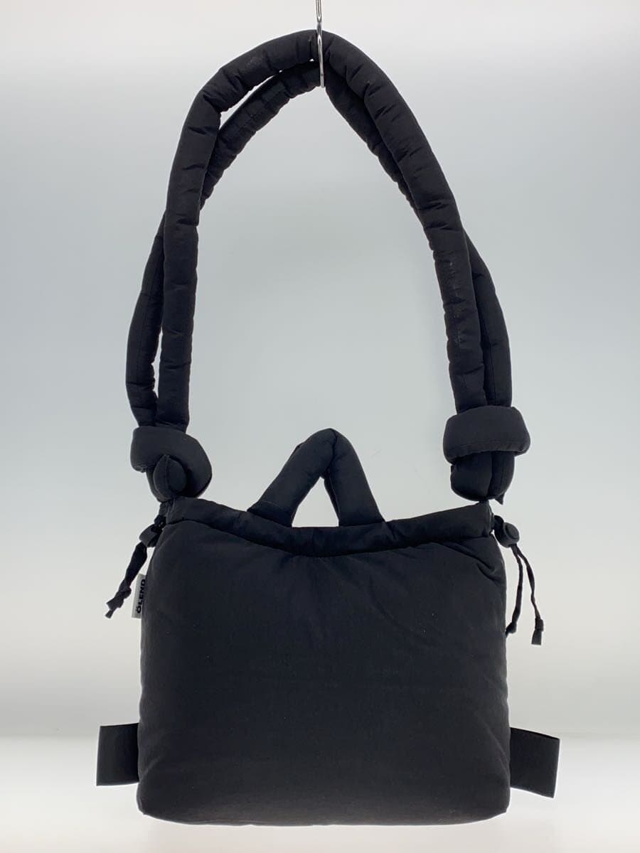 OLEND BACKPACKS(OLEND)Compact Ona Soft Bag Shoulder Bag Nylon BLK Solid 3