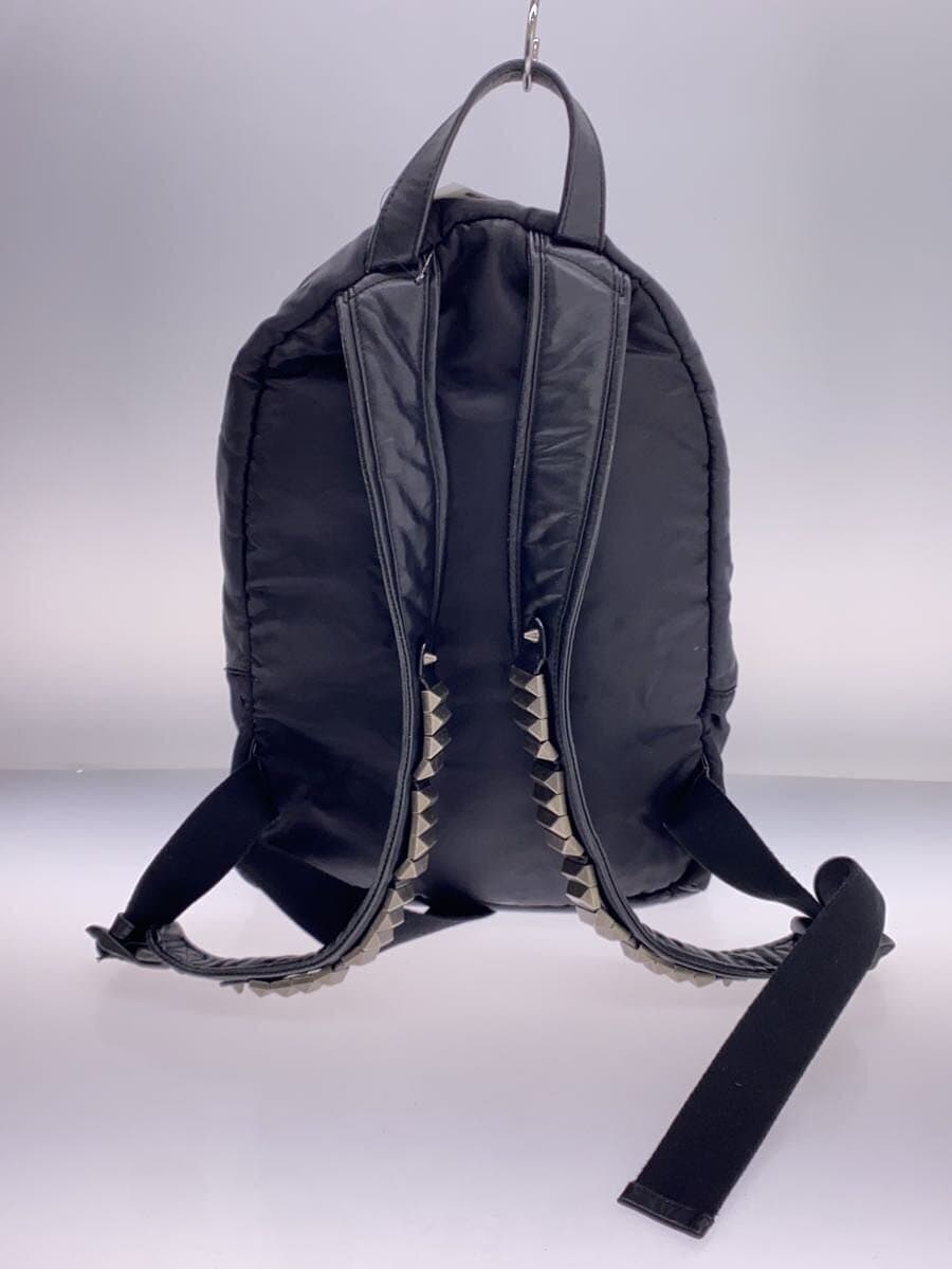 GIVENCHY Studs Nylon Leather Backpack BLK Solid 3