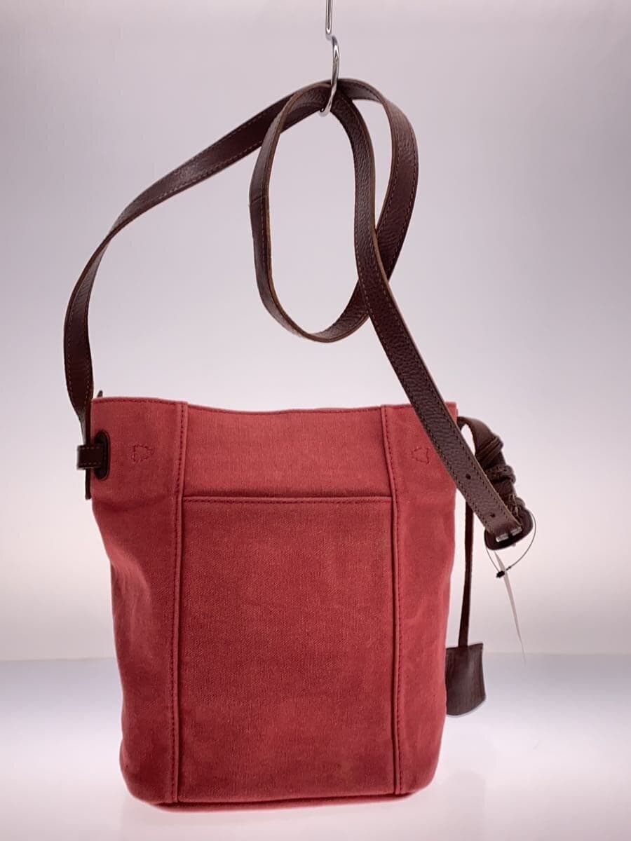 GENTEN Bianta Ⅱ Shoulder Bag Canvas RED Solid 3