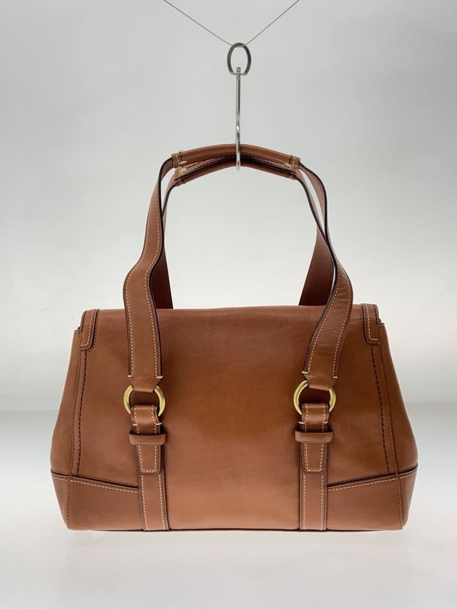 COACH Handbag Leather BRW Solid 11045 3