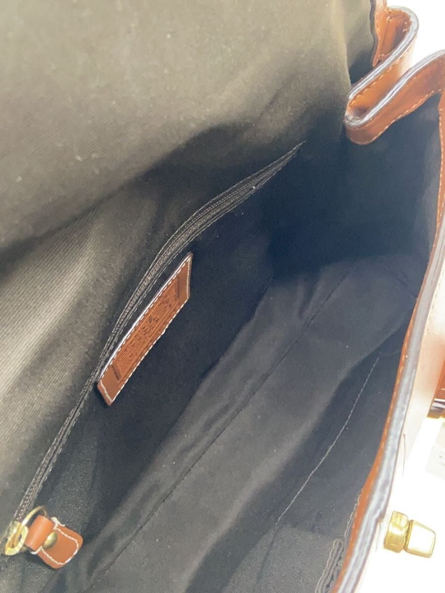COACH Handbag Leather BRW Solid 11045 6