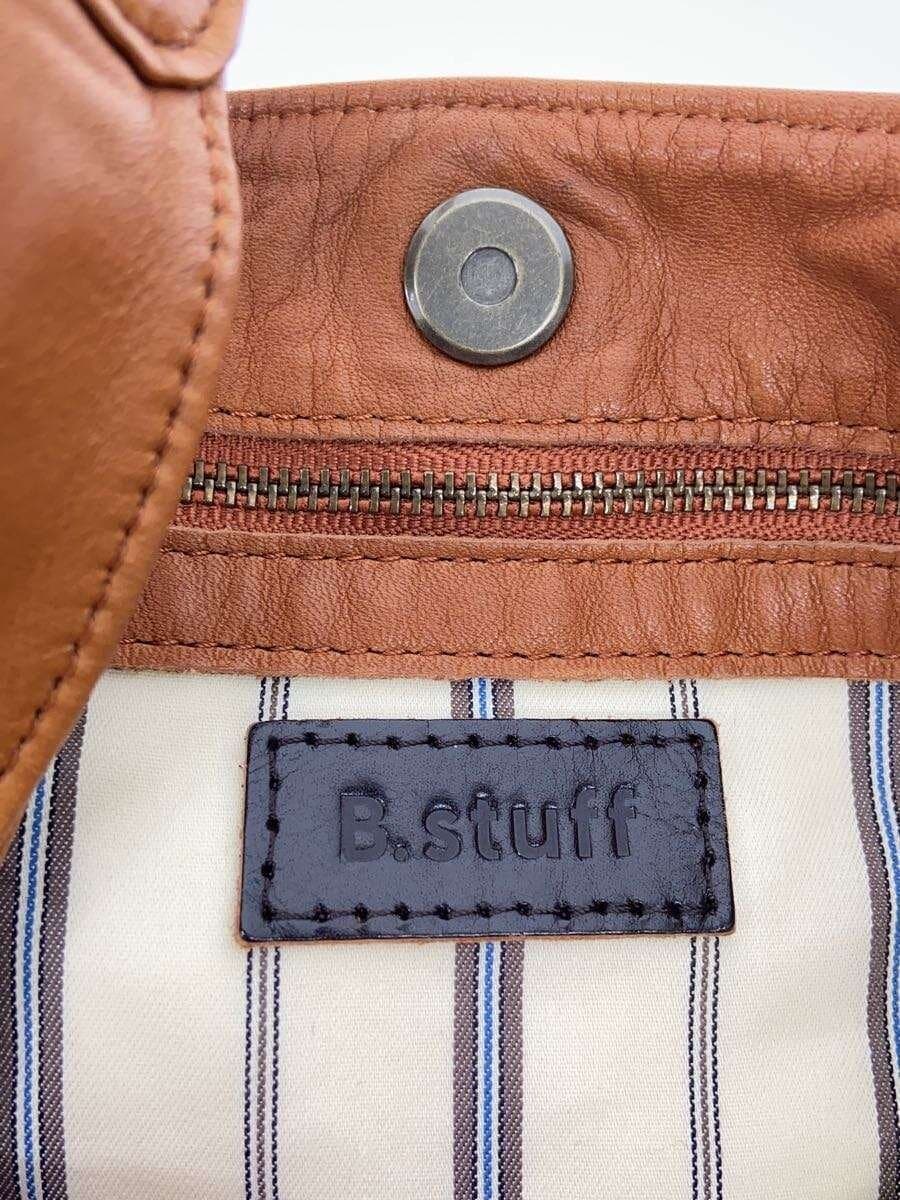 B.stuff Tote Bag Leather BRW 5