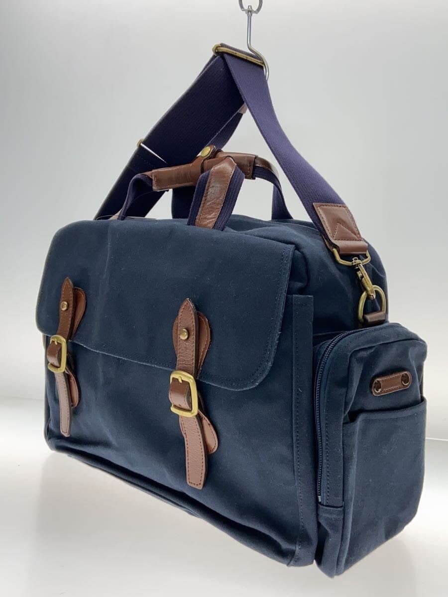 SILVER LAKE CLUB Shoulder Bag Canvas NVY Plain 2