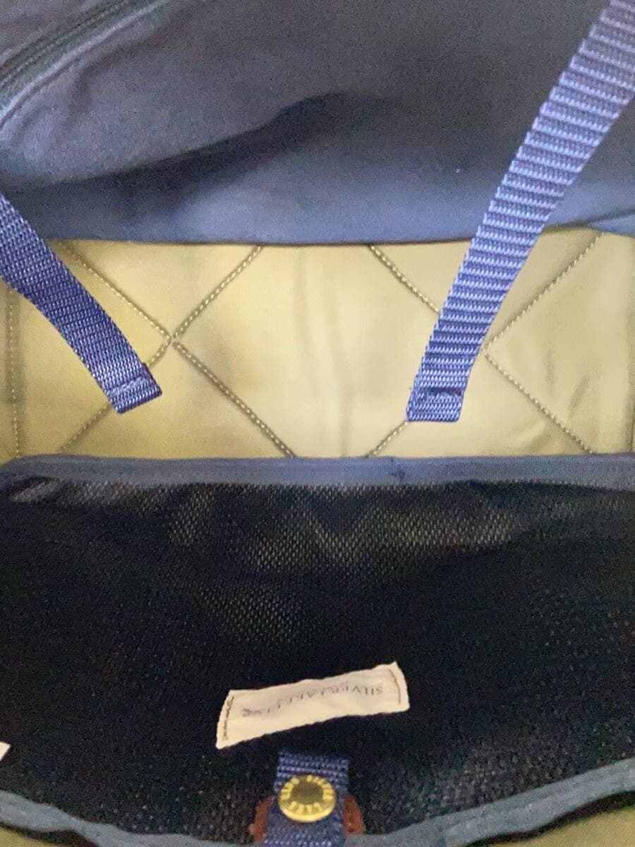 SILVER LAKE CLUB Shoulder Bag Canvas NVY Plain 6