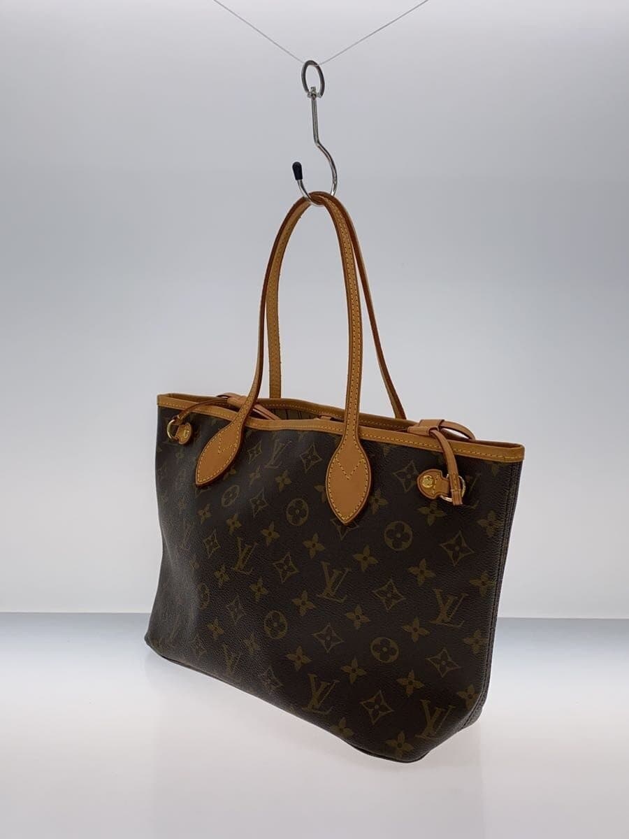 LOUIS VUITTON 1) Neverfull PM Monogram Canvas PVC BRW M40155 2