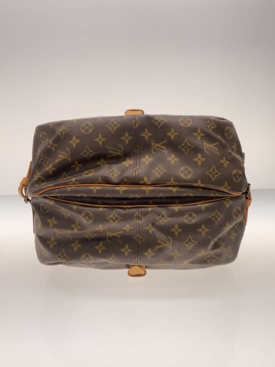 LOUIS VUITTON Saumur 43_Monogram Canvas PVC BRW 4