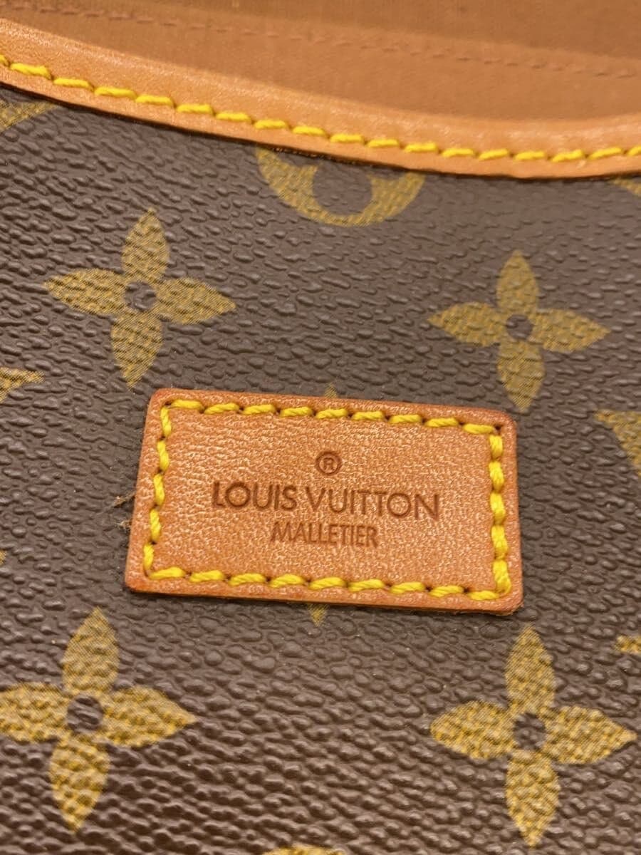 LOUIS VUITTON Saumur 43_Monogram Canvas PVC BRW 5
