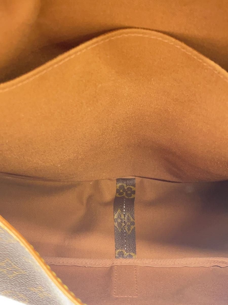 LOUIS VUITTON Saumur 43_Monogram Canvas PVC BRW 6