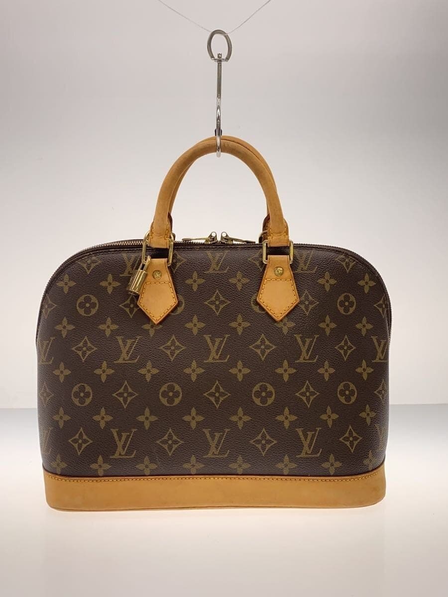 LOUIS VUITTON Handbag PVC BRW All Over Pattern 3