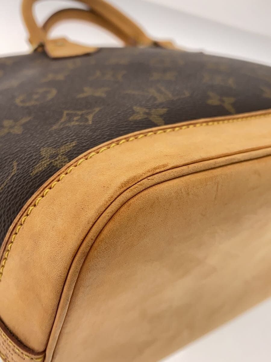 LOUIS VUITTON Handbag PVC BRW All Over Pattern 8