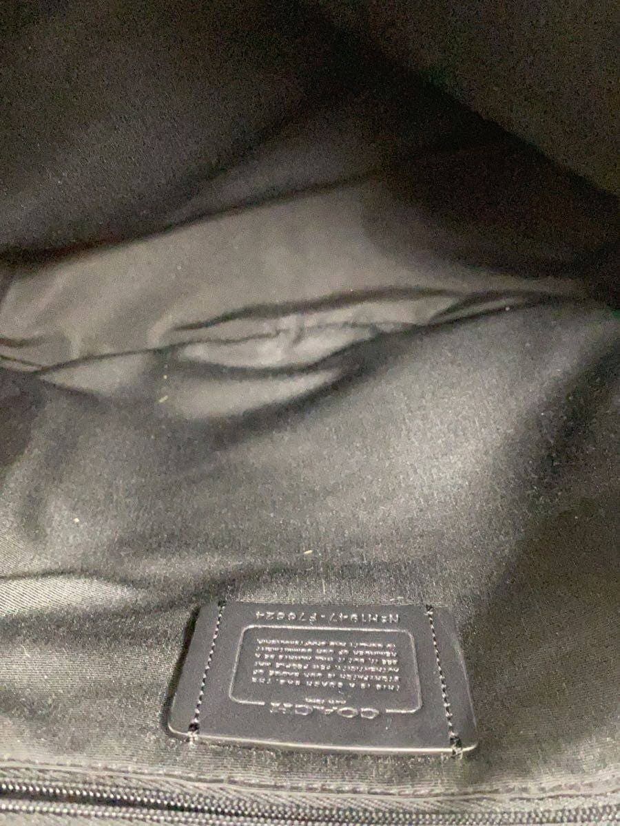 COACH Backpack Leather Black f76624 6
