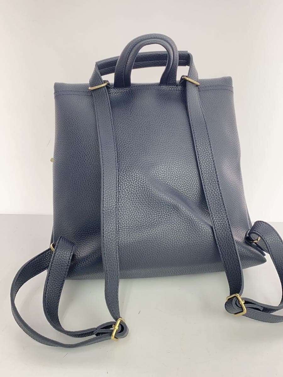 agnes b. Backpack -- NVY Solid color 3