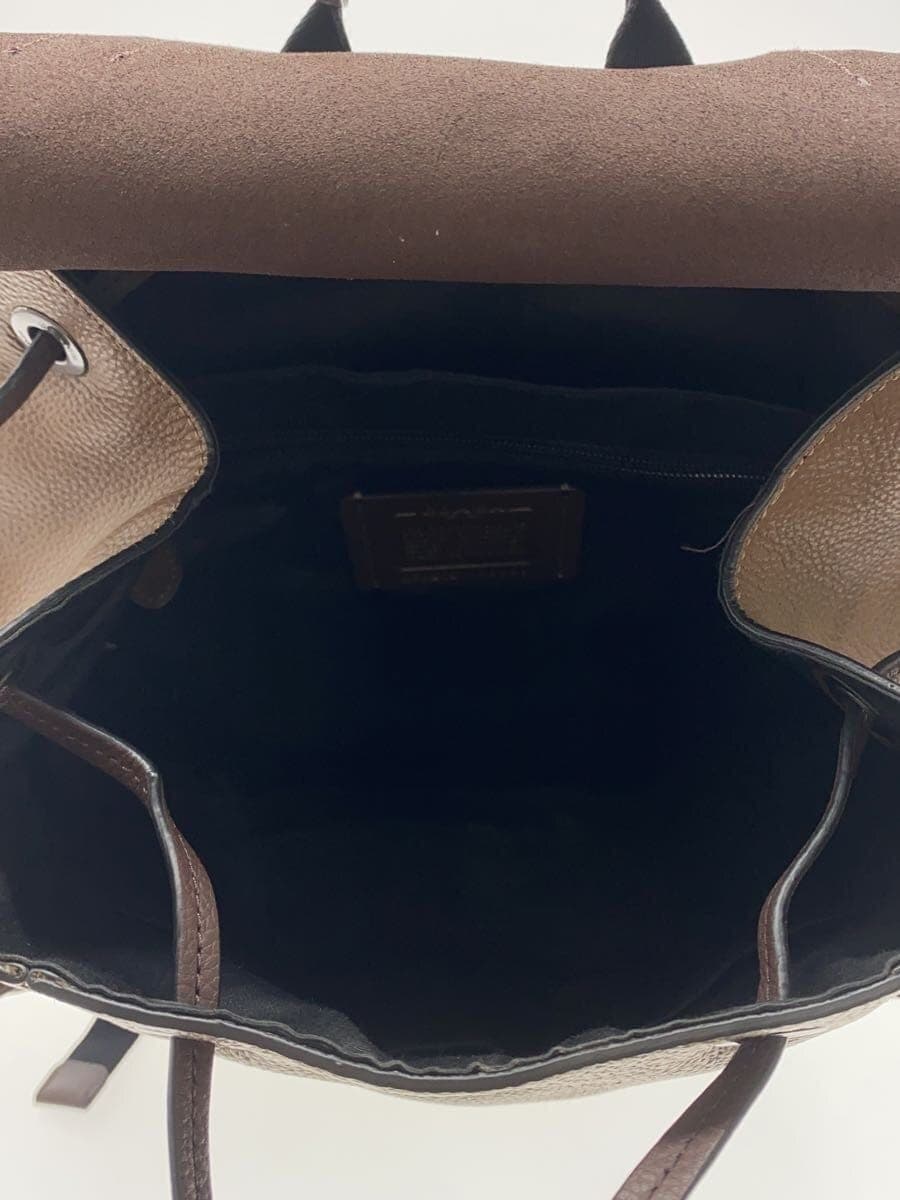 COACH Backpack Leather BRW 6