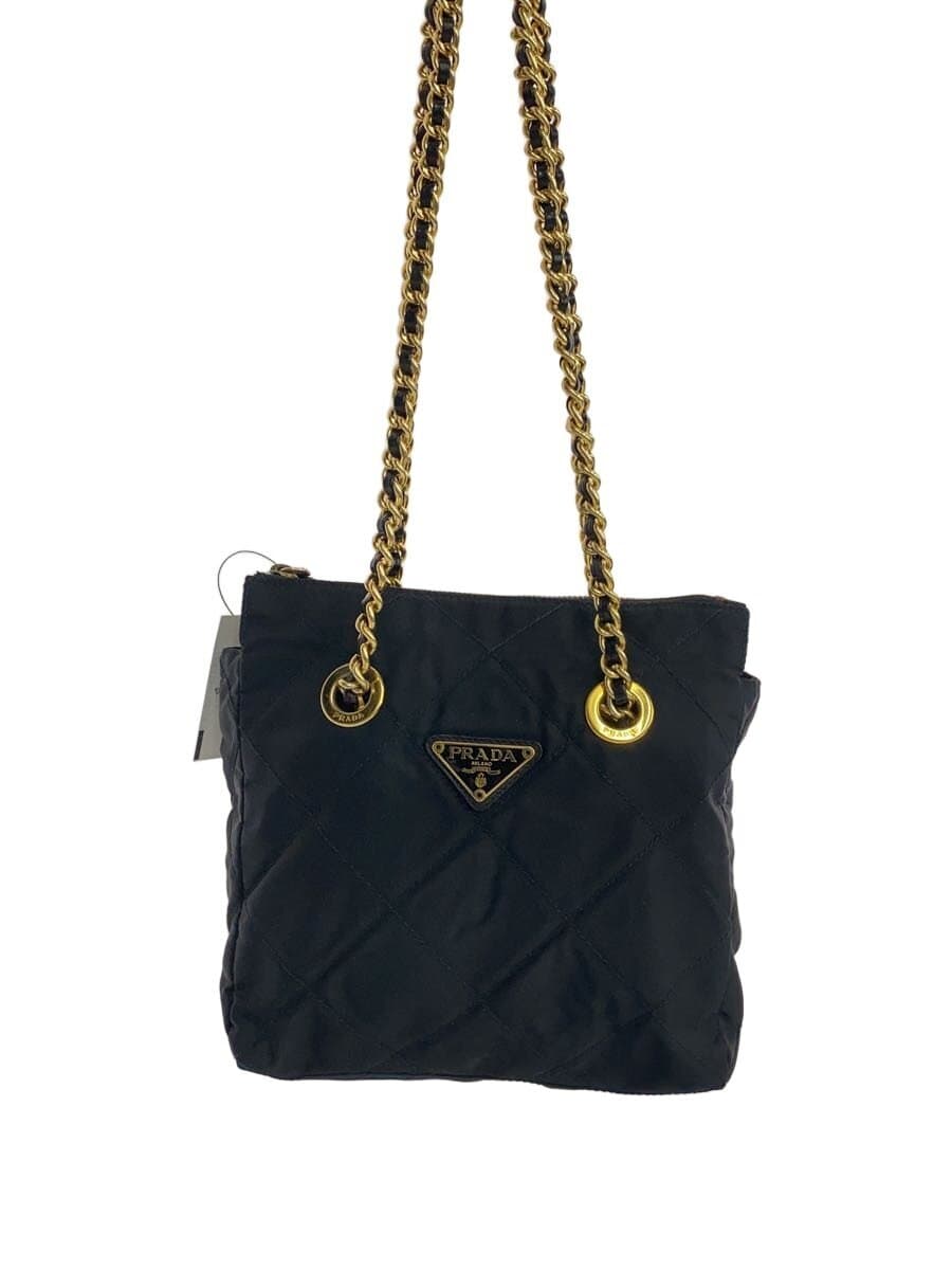 PRADA shoulder bag -- BLK