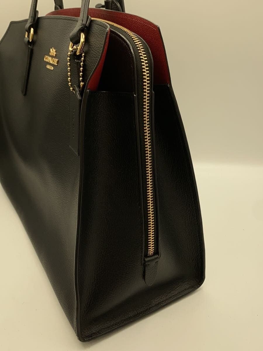 COACH Tote Bag BLK Solid C4077 2