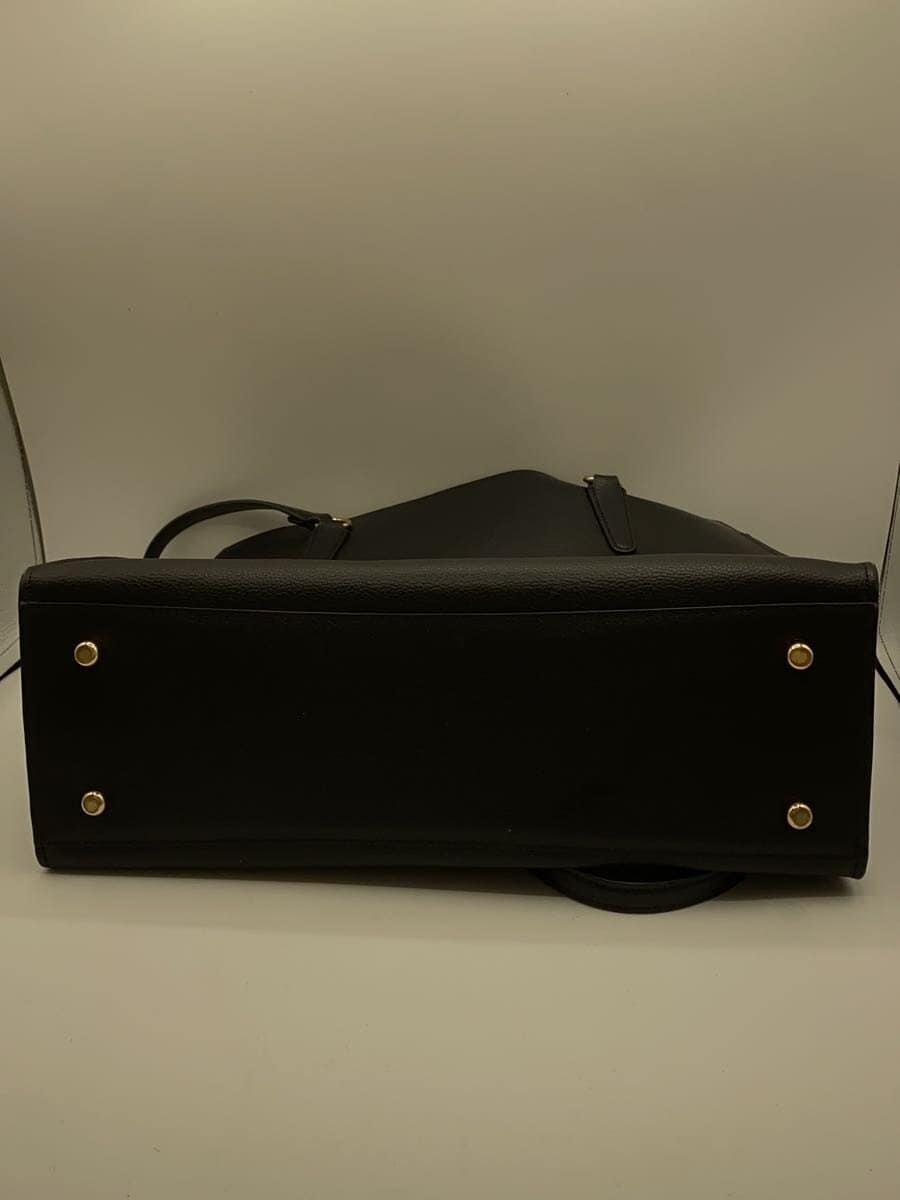 COACH Tote Bag BLK Solid C4077 4